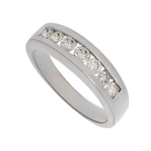 Inel, Aur Alb, 18 k, 6.03 gr, cu Diamante, Cod Produs: 722723 - 2