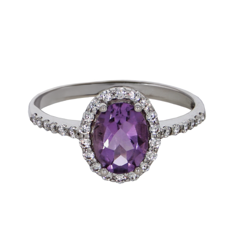 Inel De Logodna, Aur Alb, 14 k, 2.14 gr, Cod Produs: 722998 - 1