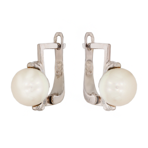 Cercei, Aur Alb, 14 k, 3.81 gr, Cod Produs: 723507 - 1