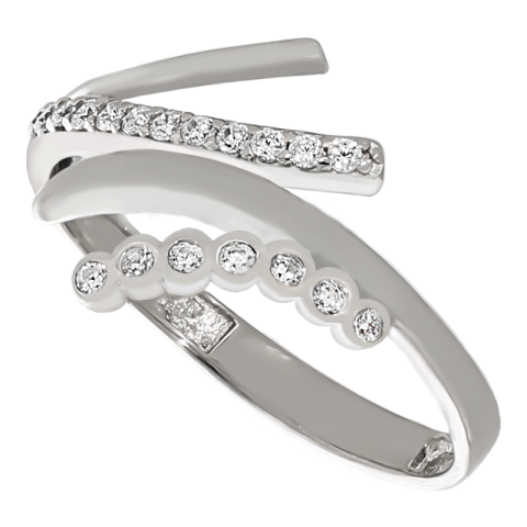 Inel, Aur Alb, 14 k, 2.28 gr, Cod Produs: 723752 - 1