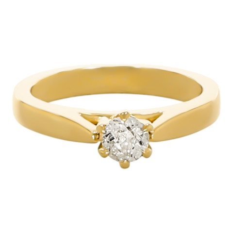 Inel, Aur Galben, 18 k, 5.07 gr, cu Diamante, Cod Produs: 723784 - 2
