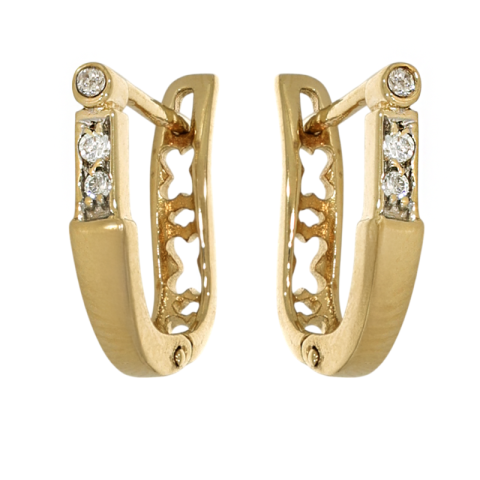 Cercei, Aur Galben, 14 k, 2.31 gr, Cod Produs: 725220 - 1