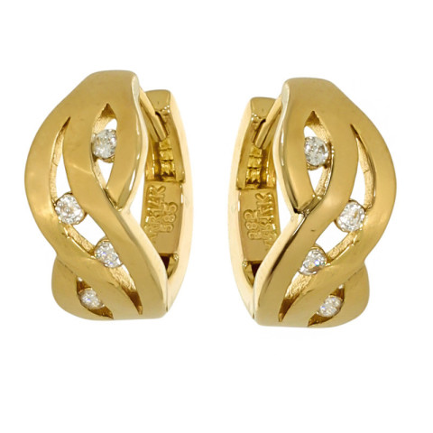 Cercei, Aur Galben, 14 k, 3.15 gr, Cod Produs: 725305 - 1