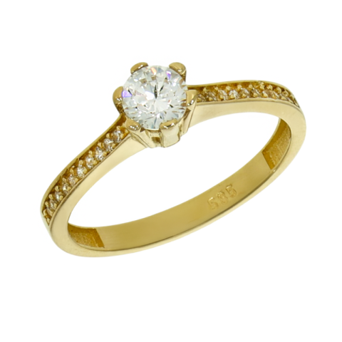 Inel De Logodna, Aur Galben, 14 k, 2.23 gr, Cod Produs: 725460 - 1