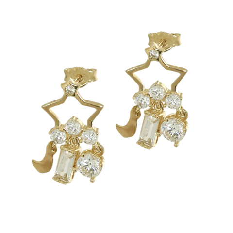 Cercei, Aur Galben, 14 k, 2.55 gr, Cod Produs: 726450 - 1