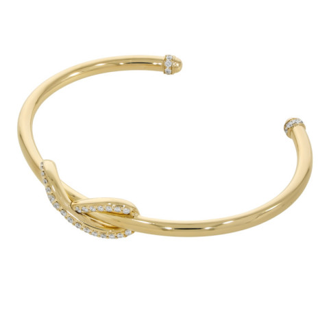Bratara, Aur Mixt, 18 k, 16.43 gr, cu Diamante, Cod Produs: 727670 - 2