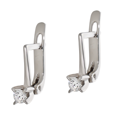 Cercei, Aur Alb, 14 k, 3.02 gr, Cod Produs: 727675 - 1