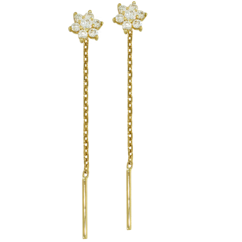 Cercei, Aur Galben, 14 k, 2.34 gr, Cod Produs: 727849 - 1