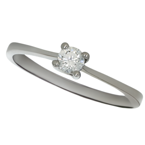 Inel, Aur Alb, 18 k, 1.83 gr, Cod Produs: 727896 - 1