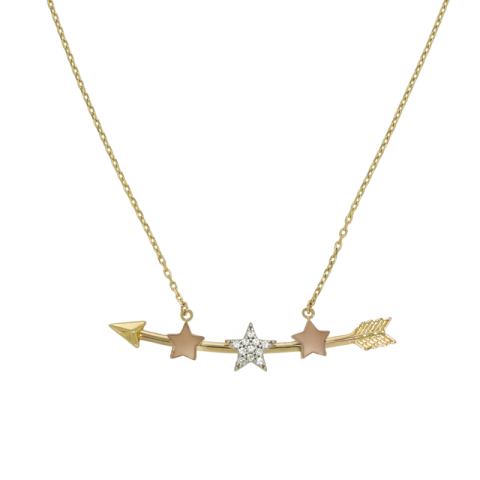 Colier, Aur Mixt, 14 k, 2.28 gr, Cod Produs: 728108 - 1