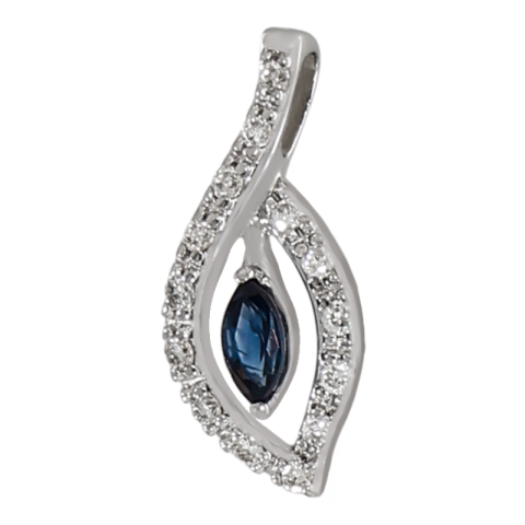 Pandantiv, Aur Alb, 18 k, 0.67 gr, Cod Produs: 729224 - 2