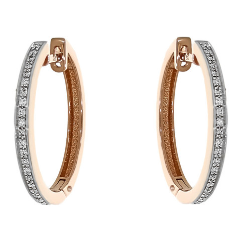 Cercei, Aur Roz, 14 k, 2.62 gr, Cod Produs: 730298 - 2