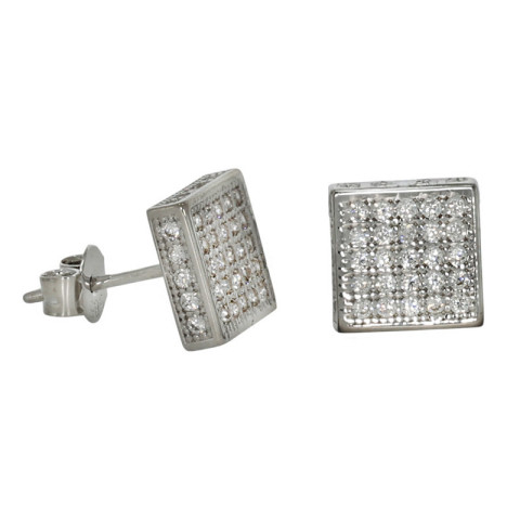 Cercei, Aur Alb, 14 k, 2.51 gr, Cod Produs: 732076 - 1