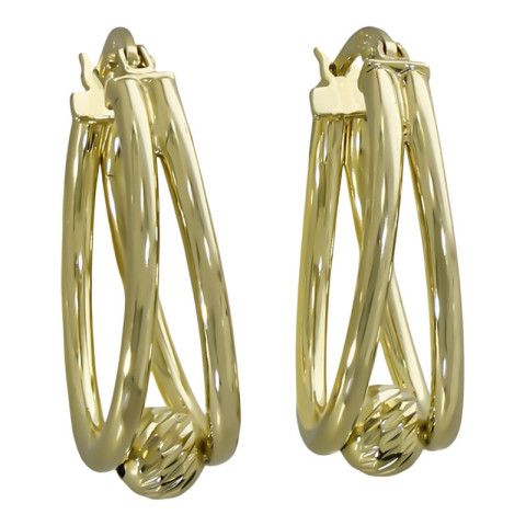 Cercei, Aur Galben, 14 k, 2.37 gr, Cod Produs: 733403 - 1