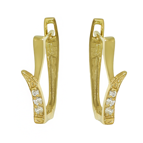 Cercei, Aur Galben, 14 k, 1.69 gr, Cod Produs: 734785 - 1