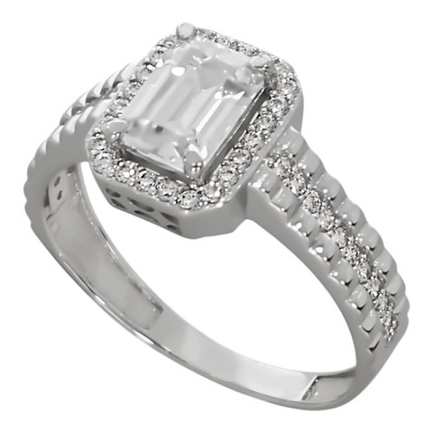 Inel, Aur Alb, 14 k, 2.62 gr, Cod Produs: 734916 - 1