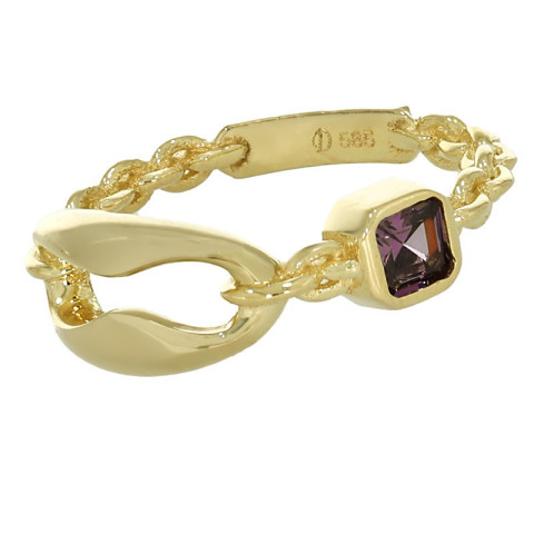 Inel, Aur Galben, 14 k, 3.16 gr, Cod Produs: 735129 - 1