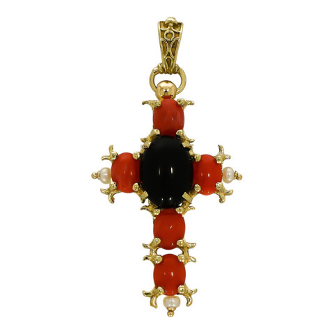 Pandantiv Cruce, Aur Galben, 18 k, 12.37 gr, Cod Produs: 735597 - 1