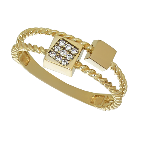 Inel, Aur Galben, 14 k, 1.99 gr, Cod Produs: 736560 - 1