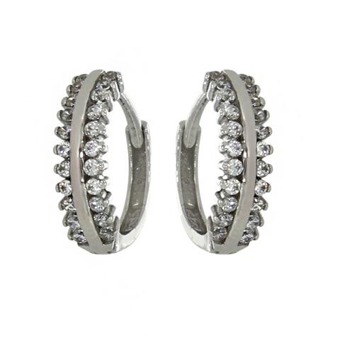 Cercei, Aur Alb, 14 k, 1.81 gr, Cod Produs: 736999 - 1