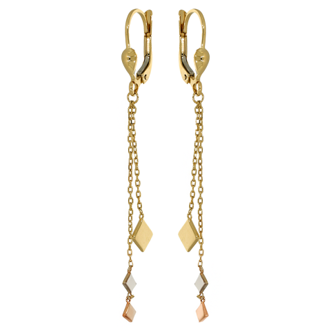 Cercei, Aur Mixt, 14 k, 2.2 gr, Cod Produs: 738691 - 1