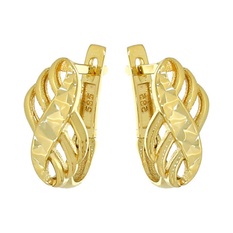 Cercei, Aur Galben, 14 k, 3.12 gr, Cod Produs: 739115 - 1