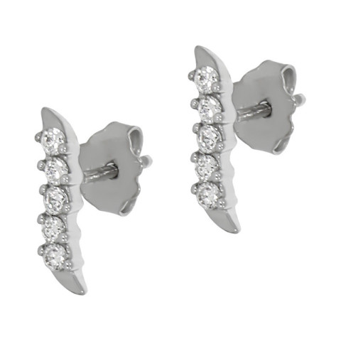 Cercei, Aur Alb, 18 k, 1.55 gr, Cod Produs: 739749 - 1