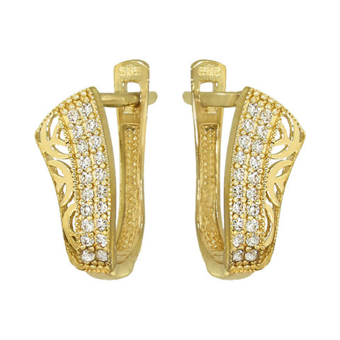 Cercei, Aur Galben, 14 k, 2.32 gr, Cod Produs: 740061 - 1