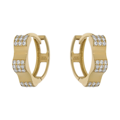 Cercei, Aur Galben, 14 k, 2.59 gr, Cod Produs: 740820 - 1