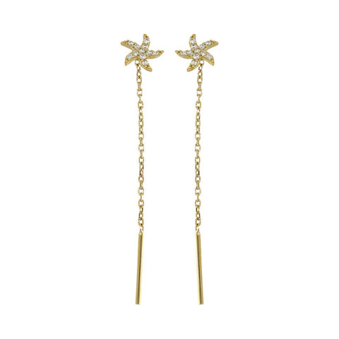 Cercei, Aur Galben, 14 k, 1.49 gr, Cod Produs: 741693 - 1