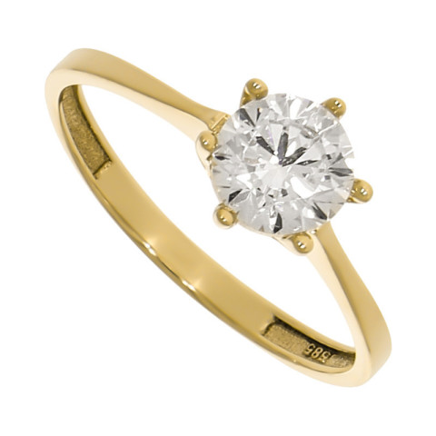 Inel De Logodna, Aur Galben, 14 k, 1.86 gr, Cod Produs: 741730 - 1