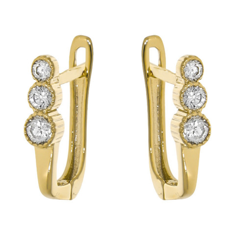 Cercei, Aur Galben, 14 k, 2.44 gr, Cod Produs: 742290 - 1