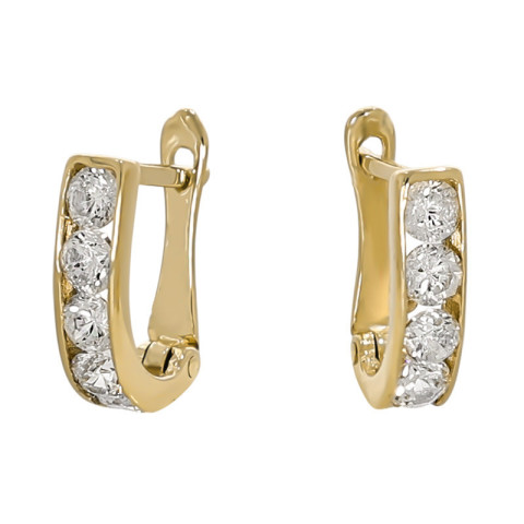 Cercei, Aur Galben, 14 k, 1.32 gr, Cod Produs: 742500 - 1