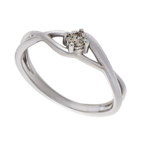 Inel, Aur Mixt, 14 k, 3.5 gr, cu Diamante, Cod Produs: 742706 - 2