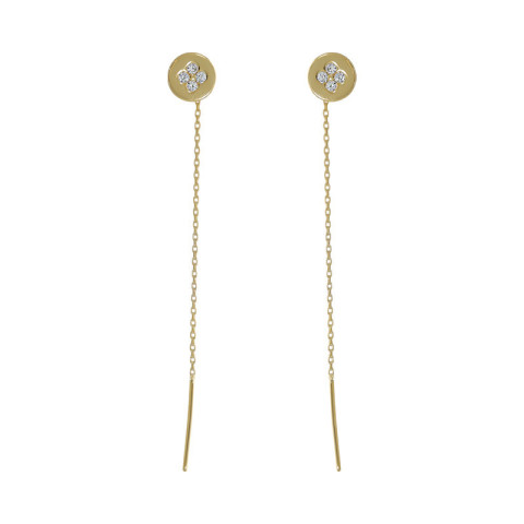 Cercei, Aur Galben, 14 k, 1.38 gr, Cod Produs: 745850 - 1