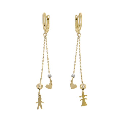 Cercei, Aur Mixt, 14 k, 2.49 gr, Cod Produs: 746977 - 1