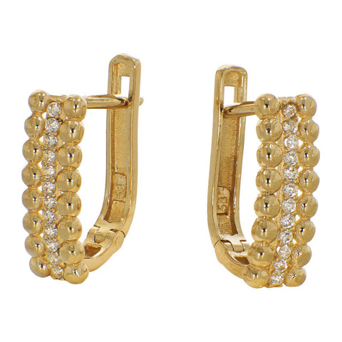 Cercei, Aur Galben, 14 k, 2.5 gr, Cod Produs: 747648 - 1