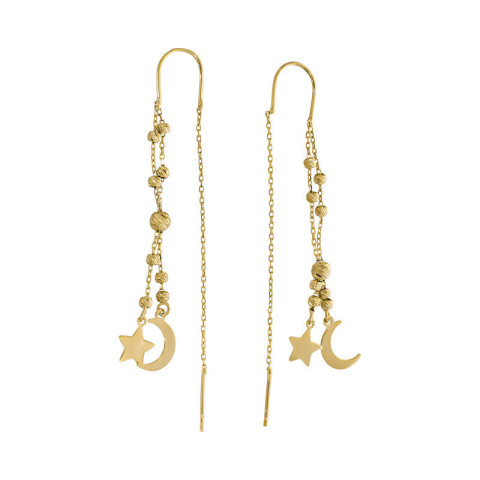 Cercei, Aur Galben, 14 k, 2.7 gr, Cod Produs: 747719 - 1