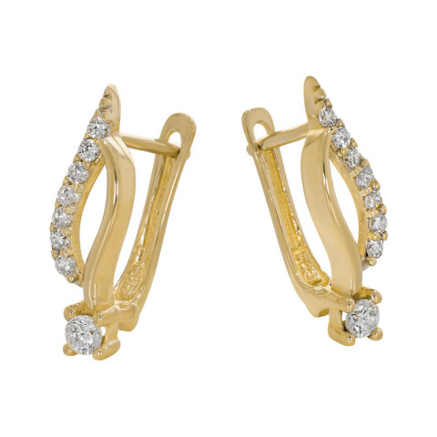 Cercei, Aur Galben, 14 k, 2.29 gr, Cod Produs: 748673 - 1