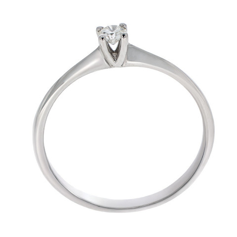 Inel, Aur Alb, 18 k, 1.61 gr, cu Diamante, Cod Produs: 752197 - 2