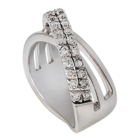 Inel, Aur Alb, 18 k, 10.34 gr, cu Diamante, Cod Produs: 752630 - 2