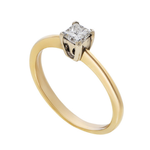 Inel, Aur Alb, 18 k, 1.98 gr, cu Diamante, Cod Produs: 753790 - 1