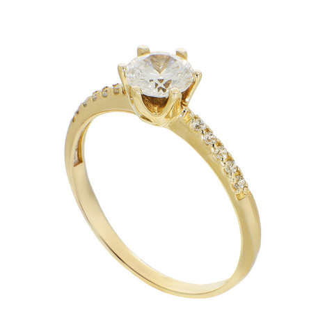 Inel De Logodna, Aur Galben, 14 k, 2.08 gr, Cod Produs: 755347 - 1