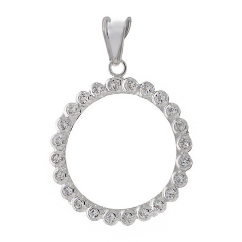 Pandantiv, Aur Alb, 14 k, 1.01 gr, Cod Produs: 755719 - 1