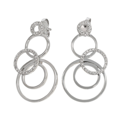 Cercei, Aur Alb, 18 k, 6.74 gr, Cod Produs: 756489 - 2