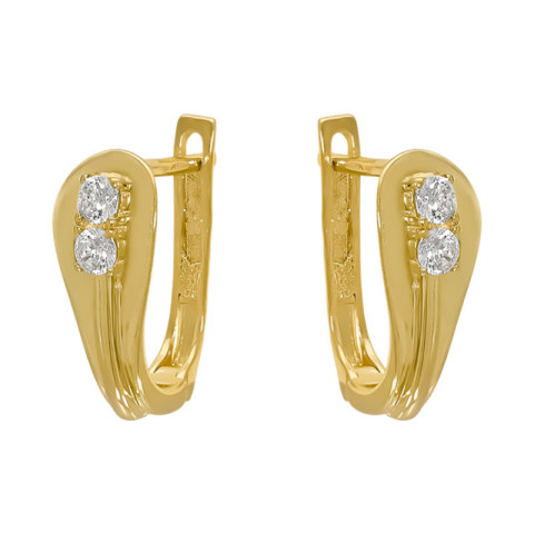 Cercei, Aur Galben, 14 k, 2.52 gr, Cod Produs: 758599 - 1