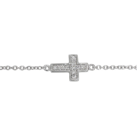 Bratara, Aur Alb, 14 k, 0.81 gr, Cod Produs: 761285 - 2
