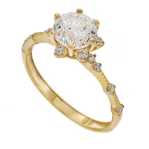 Inel De Logodna, Aur Galben, 14 k, 2.47 gr, Cod Produs: 761333 - 1