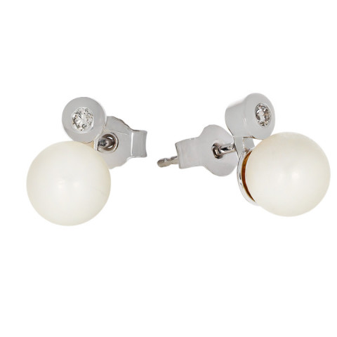 Cercei, Aur Alb, 14 k, 2.23 gr, Cod Produs: 761654 - 2