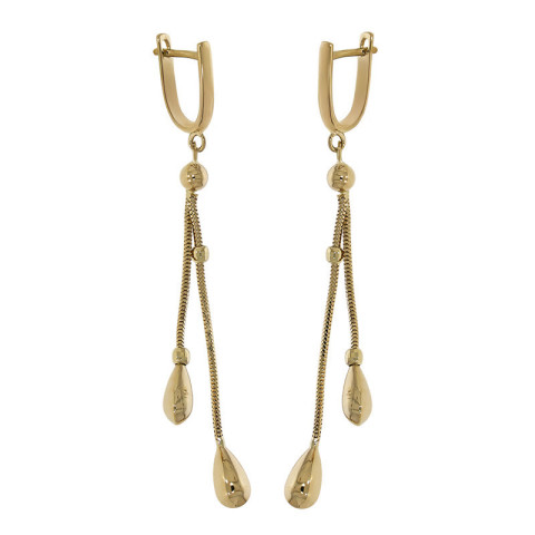 Cercei, Aur Galben, 14 k, 3.01 gr, Cod Produs: 762229 - 1